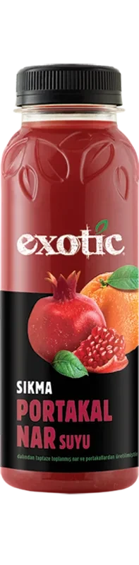 Exotic %100 Sıkma Portakal-Nar Suyu